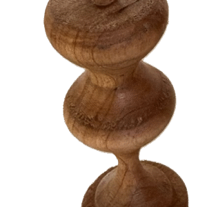 Two Sphere Candle Stick Holder